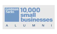 Goldman Sachs 10000 Small Business Alumni logo an award that was awarded to Launch Leads