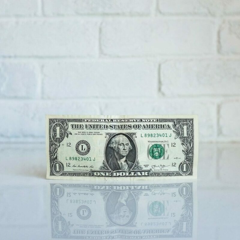 stock photo of dollar bill